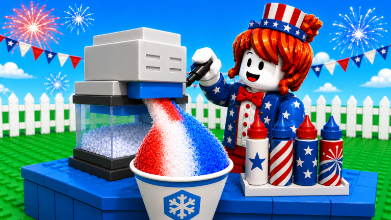 Snowcone Stand official Roblox cover art